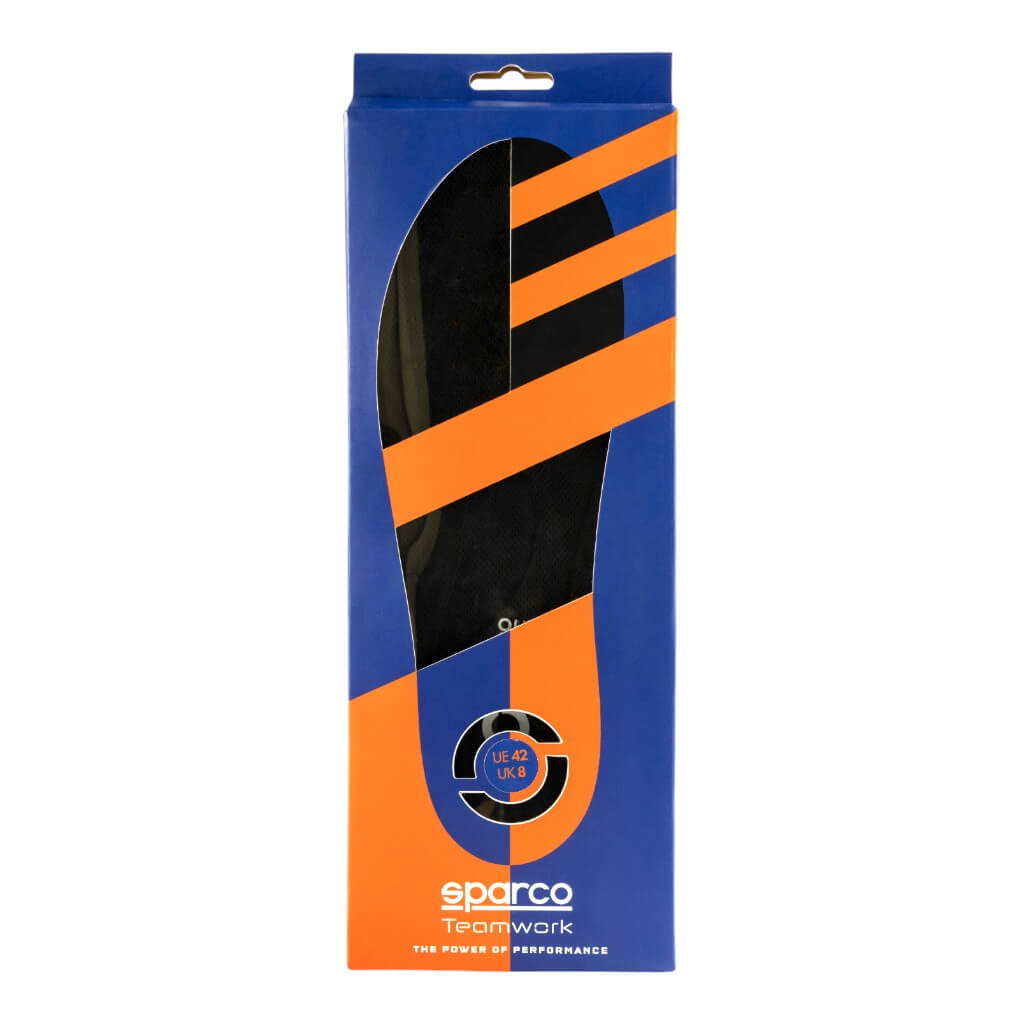 SPARCO BAT0027B0K09047 Shoes Insoles TW ST R1, Black/Yellow, Size 47 Photo-0