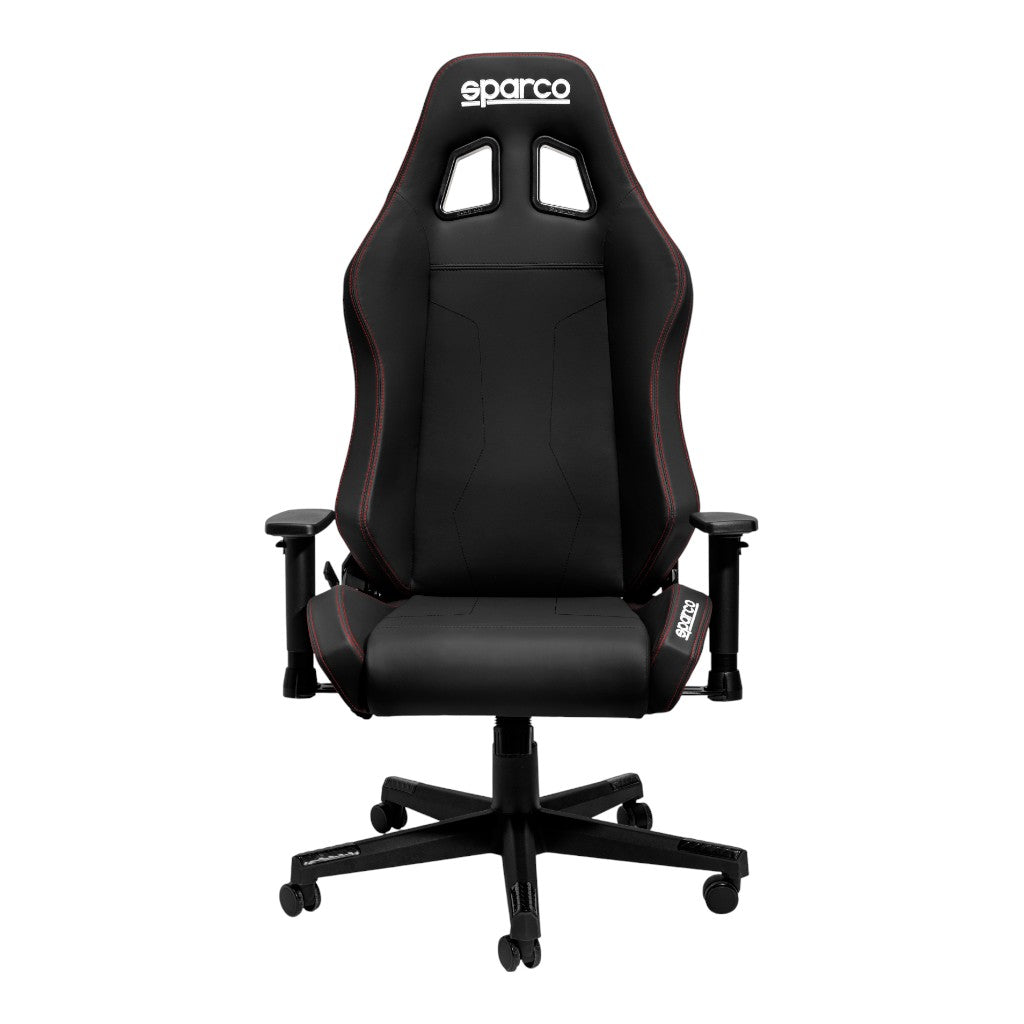 SPARCO BGC0006B0K1200N Office Seat Coach, Black/Red Photo-0