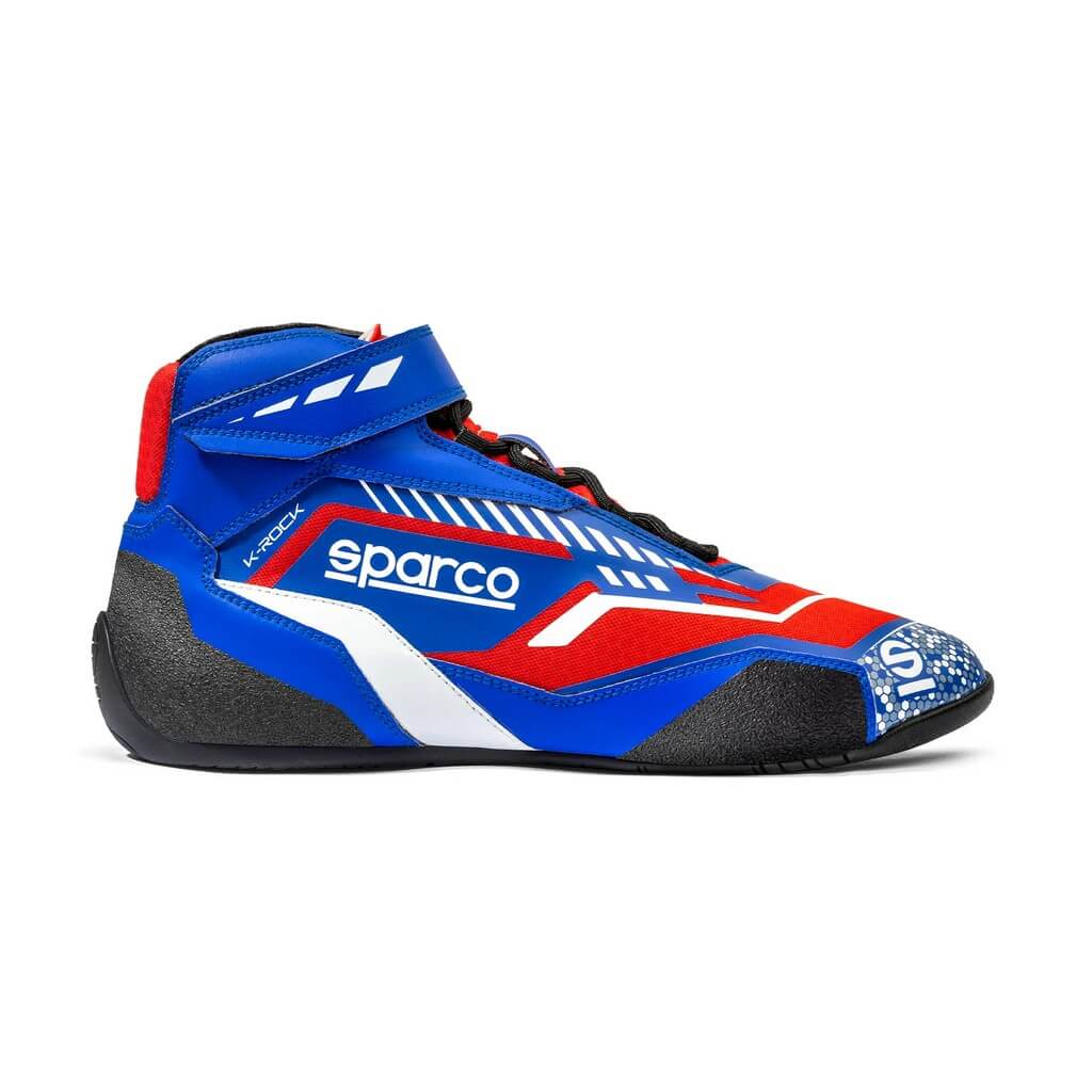 SPARCO BKB0001B0B22041 Karting Shoes K-Rock, Light Blue / Red, Size 41 Photo-0
