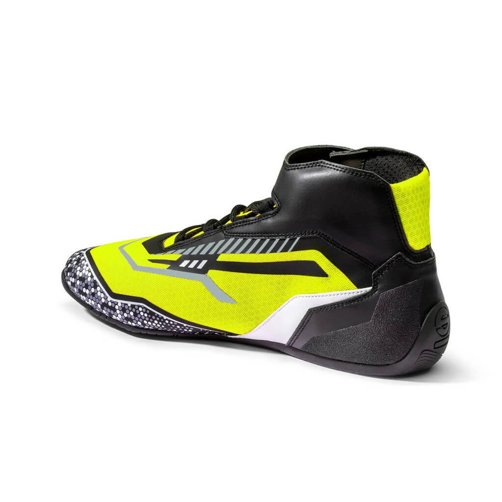 SPARCO BKB0001B0K08038 Karting Shoes K-Rock 2025, Black / Fluo Yellow, Size 38 Photo-2