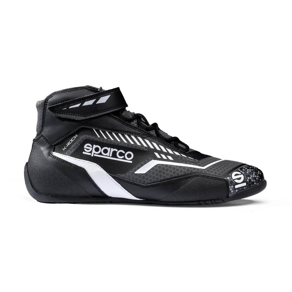 SPARCO BKB0001B0K10043 Karting Shoes K-Rock, Black / Grey, Size 43 Photo-0
