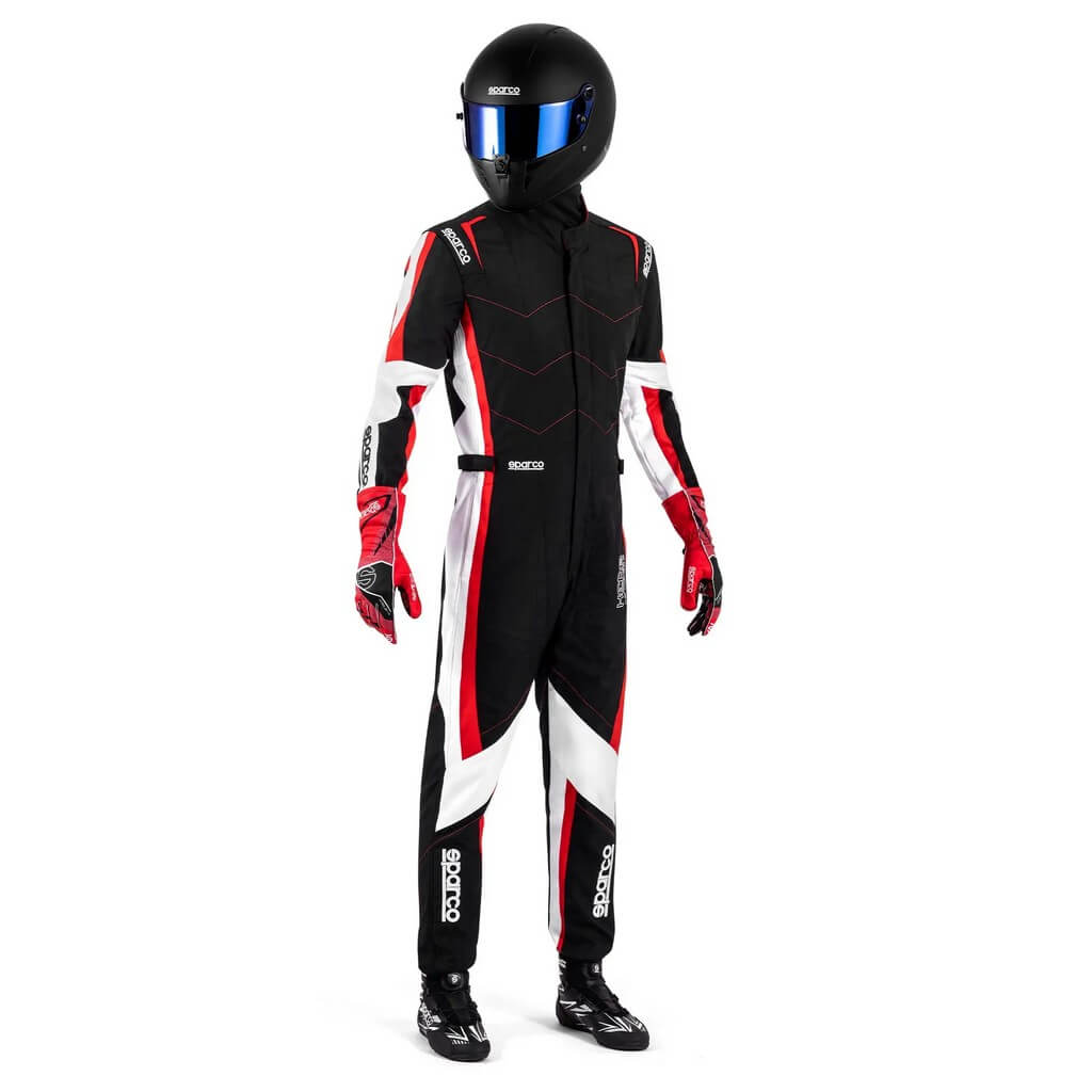 SPARCO BKS0011B0K1200S Karting Suit Kerb Advanced, Black / Red, Size S Photo-1