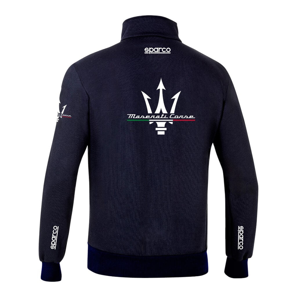 SPARCO BMF0035J0N022XL Full Zip Sweatshirt Maserati, Blue, Size 2XL Photo-1