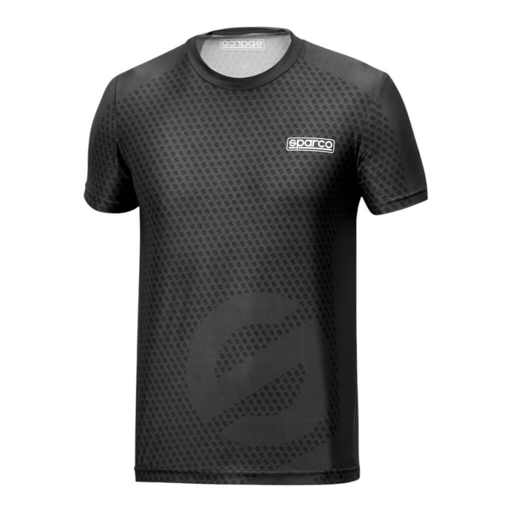 SPARCO BML0026B0K0100S T-Shirt SL Subly, Black, Size S Photo-0