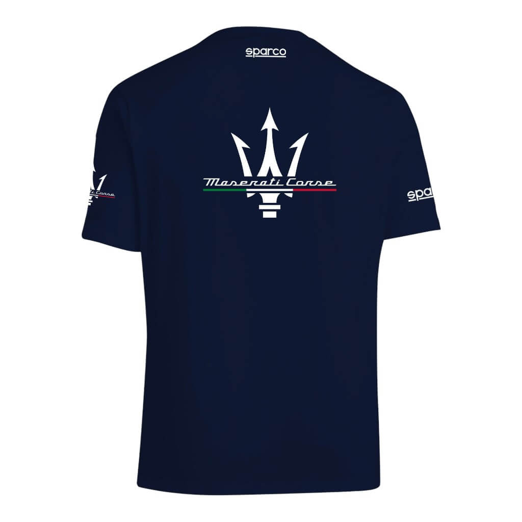 SPARCO BML0058J0N020XL T-Shirt Maserati, Blue, Size XL Photo-1