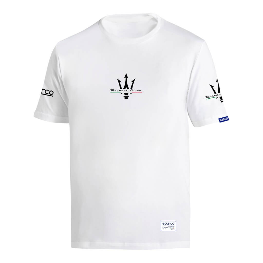 SPARCO BML0058J0W013XL T-Shirt Maserati, White, Size 3XL Photo-0