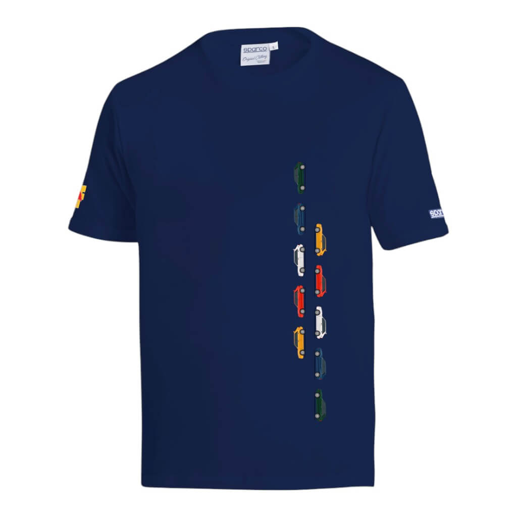 SPARCO BML0086N0N0200M T-Shirt HF Delta Collections, Blue, Size M Photo-0