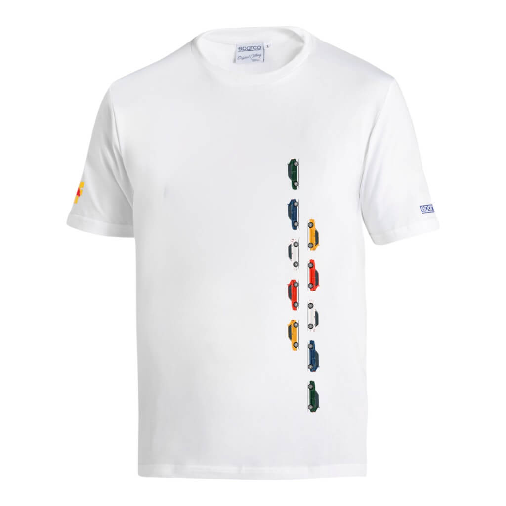 SPARCO BML0086N0W0100S T-Shirt HF Delta Collections, White, Size S Photo-0