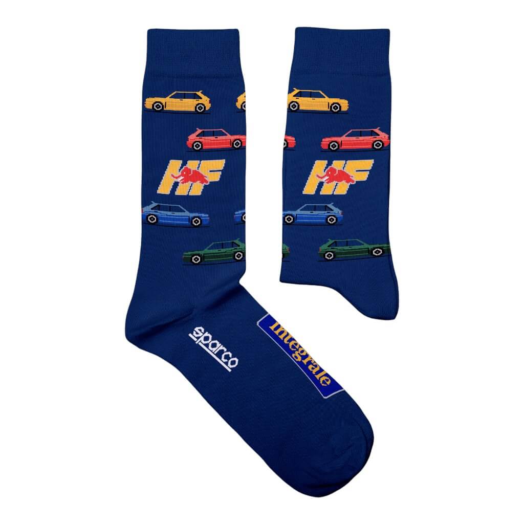 SPARCO BMZ0008N0N02A58 Socks Lancia Collection, Blue, Size 41 Photo-0