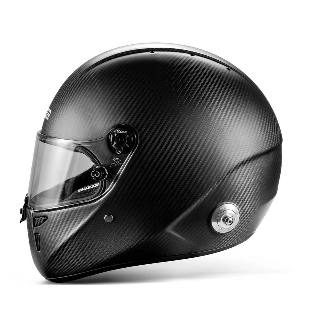 SPARCO BRH0003B0K010XL Full-Face Helmet Stealth RF Carbon, FIA 8859-2024, Black, Size XL Photo-2