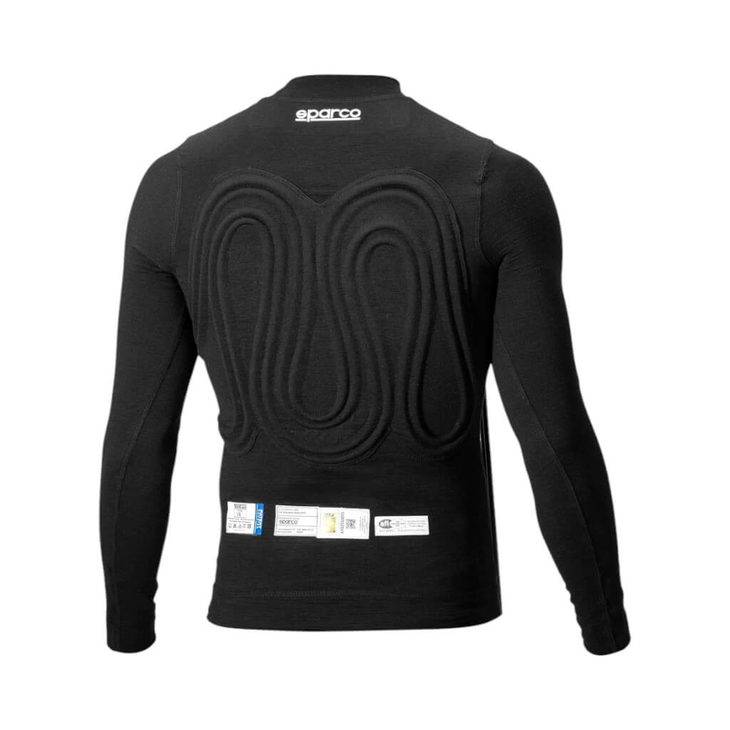 SPARCO BRL0004B0K012XL Cooling Racing Underwear Top R586 Cool Front, Black, Size 2XL Photo-1