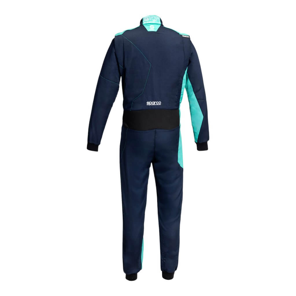 SPARCO BRS0049B0N40056 Racing Suit Sprint A Advanced, Blue/Green, Size 56 Photo-1