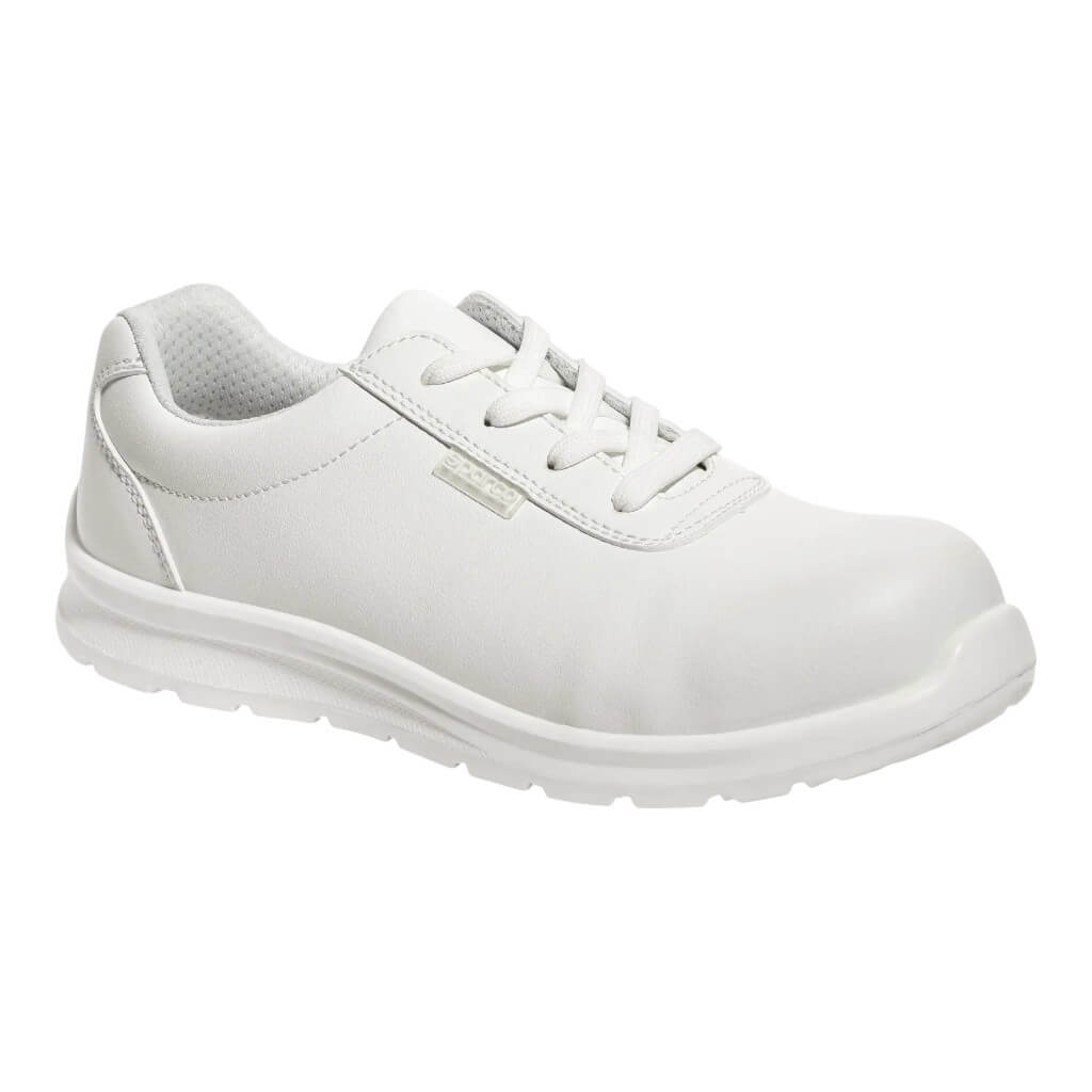 SPARCO BTB0034B0W01047 Lifestyle Shoes Trackday Laces Walker S2, White, Size 47 Photo-0