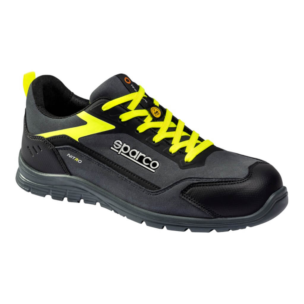 SPARCO BTB0044B0E33045 Mechanics Shoes Nitro Elfyn S3S, Dark Grey/Fluo Orange, Size 45 Photo-0