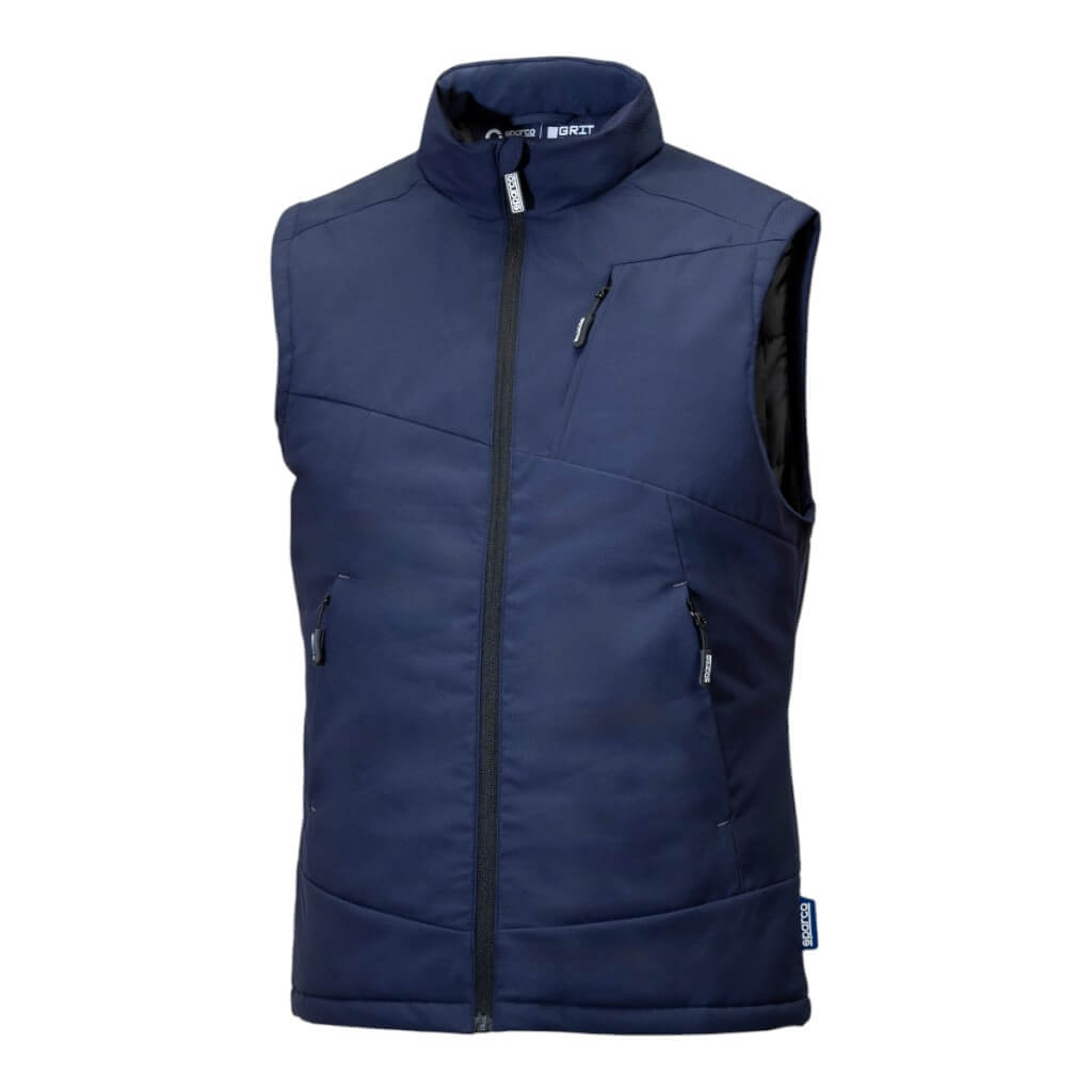 SPARCO BTJ0008B0N023XL Padded Vest Grit Sanford, Blue, Size 3XL Photo-0
