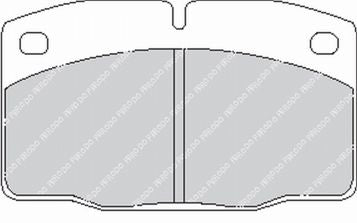 FERODO FCP173H Front Brake Pads DS2500 Photo-0
