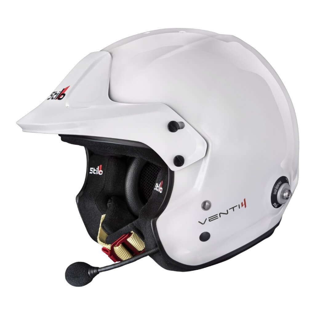 STILO AA0114EG2X590101 Open-Face Helmet Venti4 Trophy Plus Composite, FIA 8859-24 Hans, White/ Black, Size 59 Photo-0