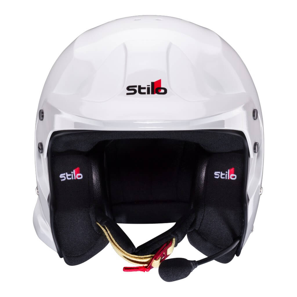 STILO AA0114EG2X550101 Open-Face Helmet Venti4 Trophy Plus Composite, FIA 8859-24 Hans, White/ Black, Size 55 Photo-2