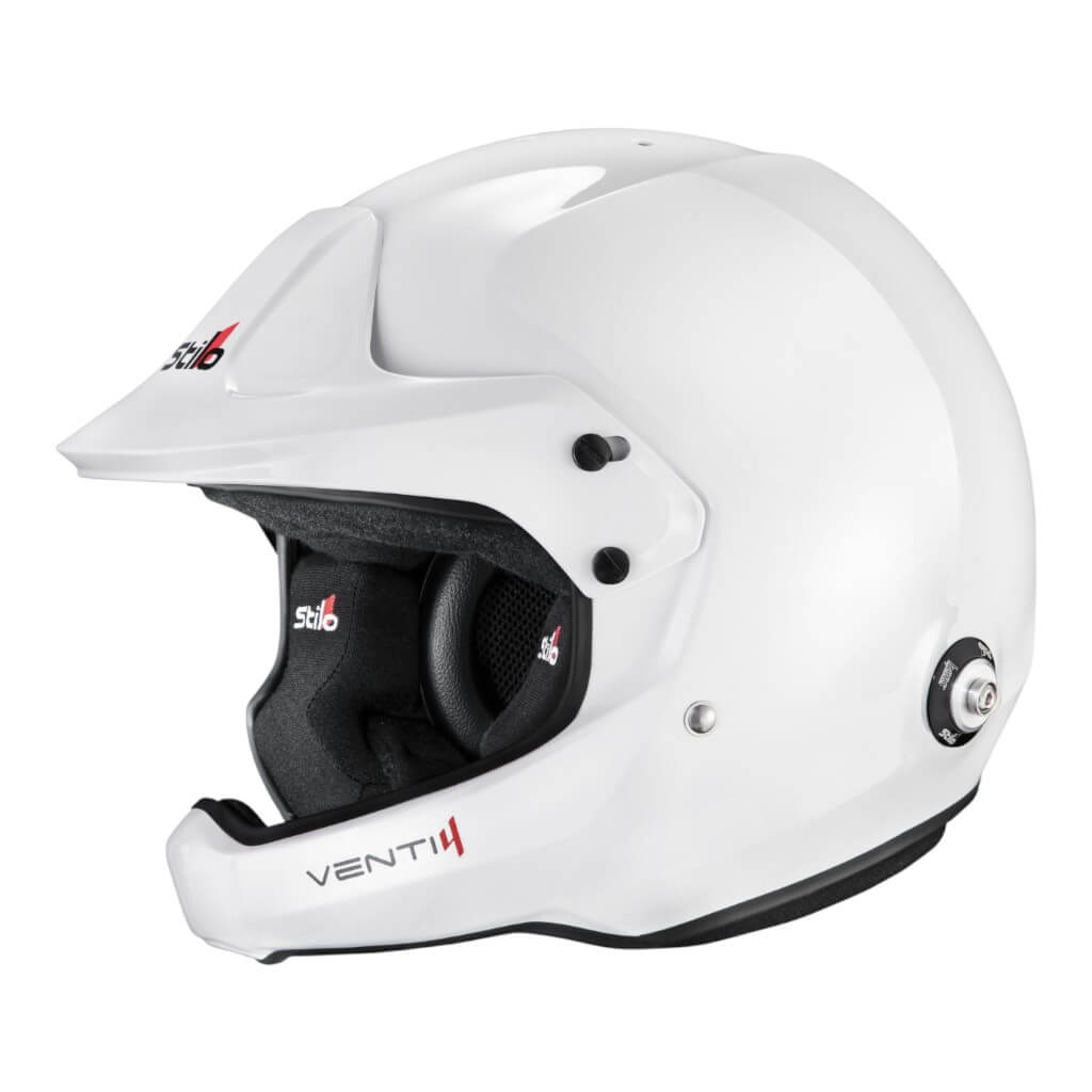 STILO AA0224BG2X540101 Open-Face Helmet Venti4 WRC Composite Rally, FIA 8859-24 Hans, White/ Black, Size 54 Photo-0