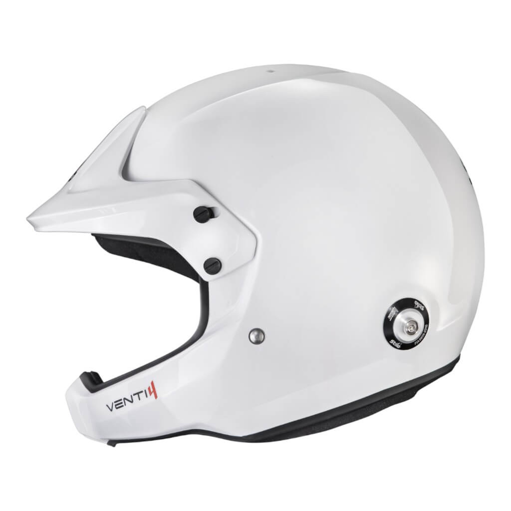 STILO AA0224BG2X540101 Open-Face Helmet Venti4 WRC Composite Rally, FIA 8859-24 Hans, White/ Black, Size 54 Photo-2