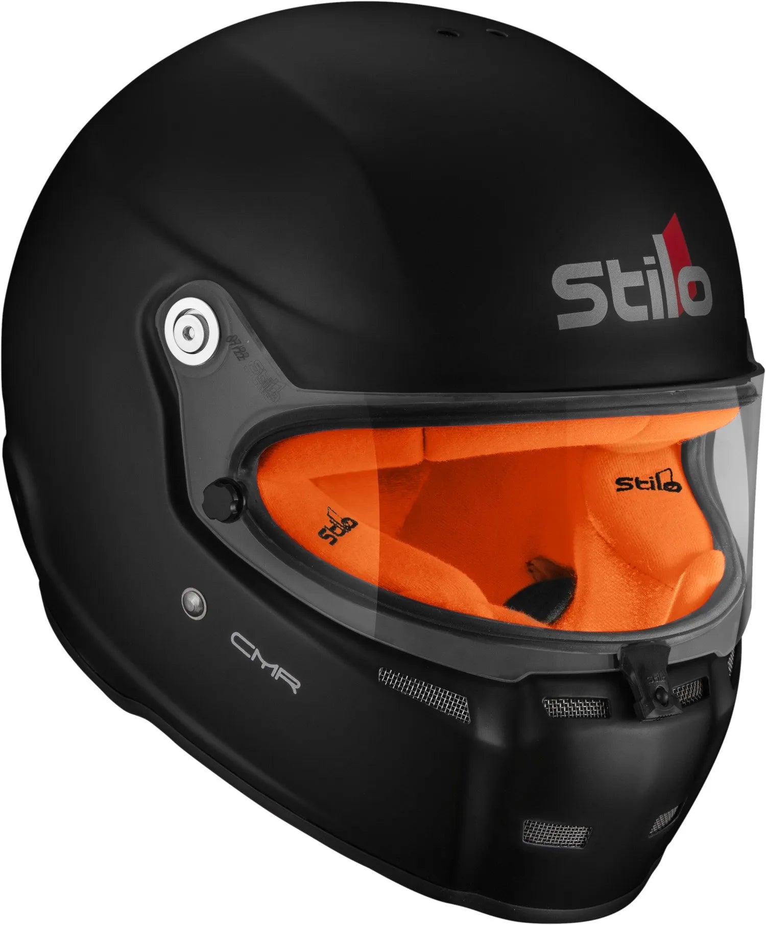 STILO AA0719AH2P54ORA Karting helmet ST5 CMR Snell 2016 MATT BLACK / Orange Liner - 54 Photo-0