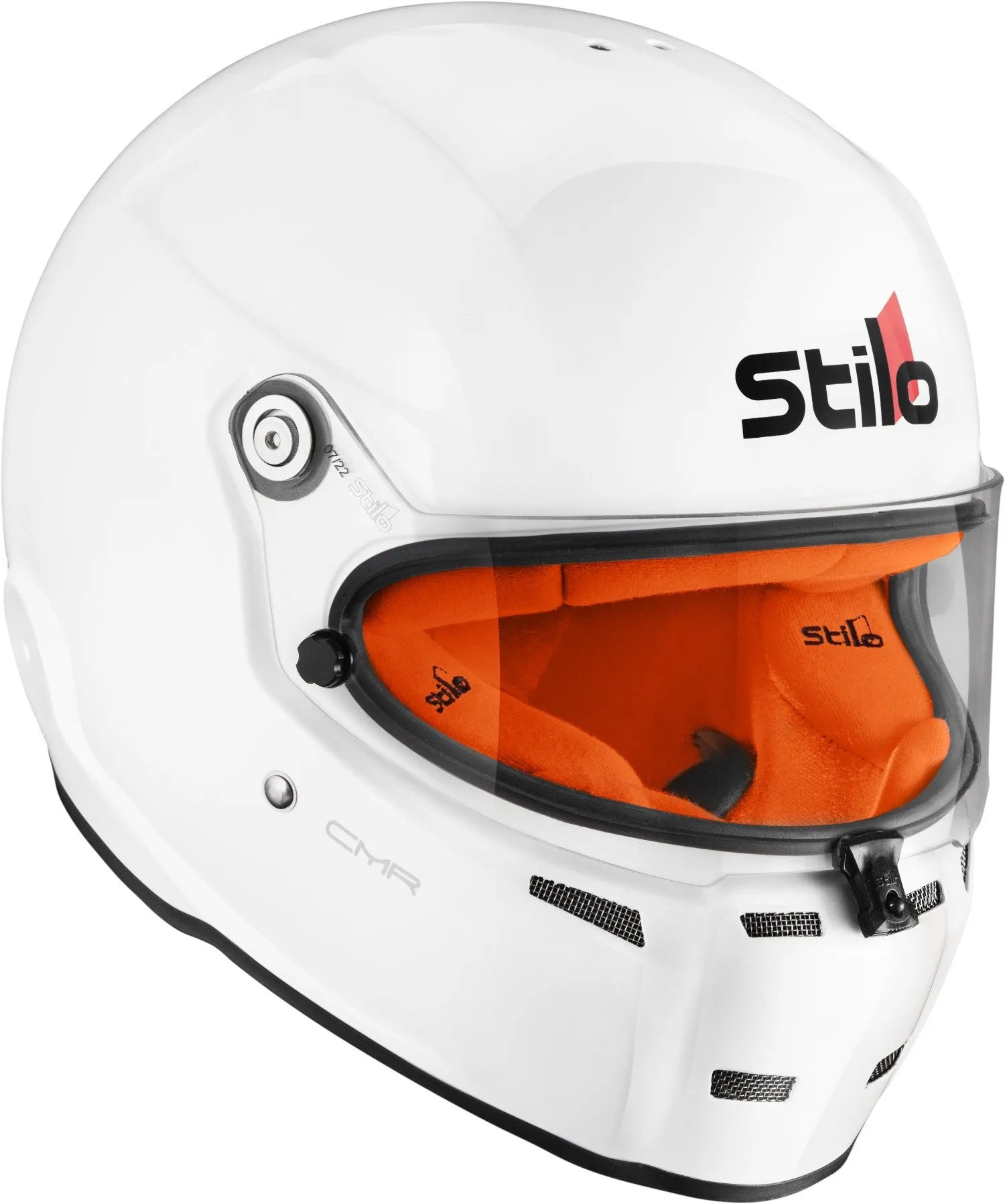 STILO AA0721AH2P55ORA Karting helmet ST5 CMR Snell 2016 WHITE / Orange Liner - 55 Photo-0