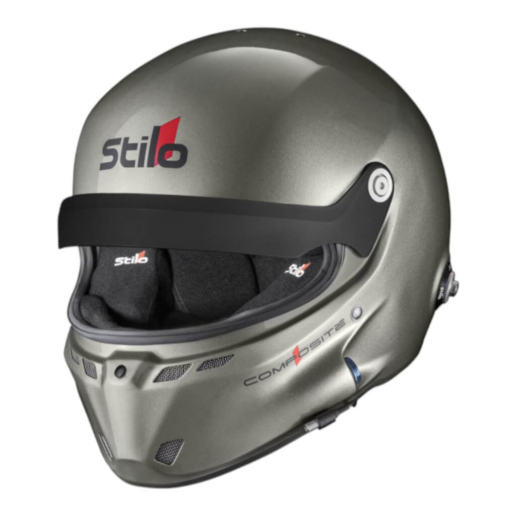STILO AA0802CG2X57 Full-Face Helmet ST6 GT Composite Turismo, FIA 8859-24 Hans, Titanium/ Black, Size 57 Photo-0