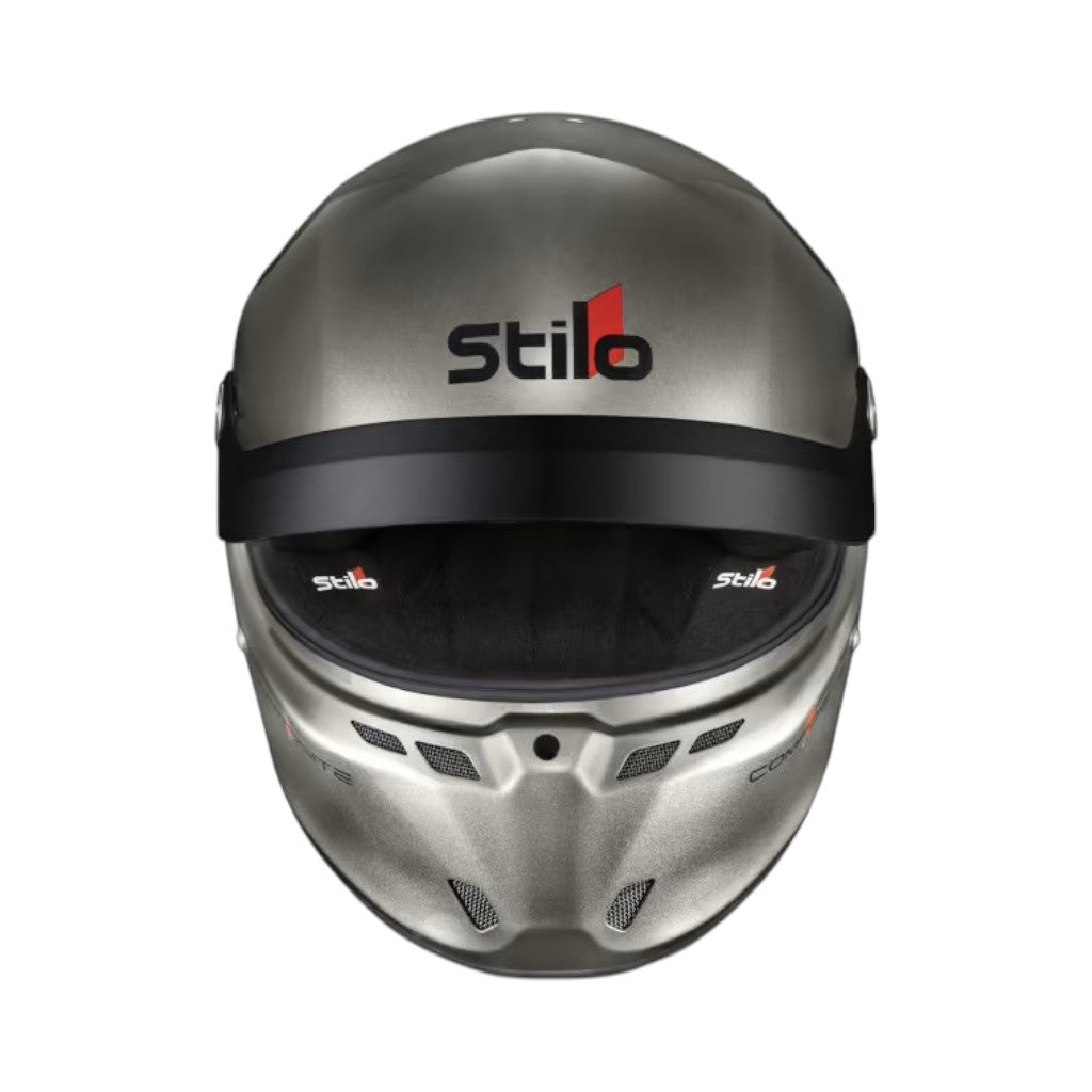 STILO AA0812AG2X55 Full-Face Helmet ST6 GTN Composite, FIA 8859-24 Hans, Titanium/ Black, Size 55 Photo-1