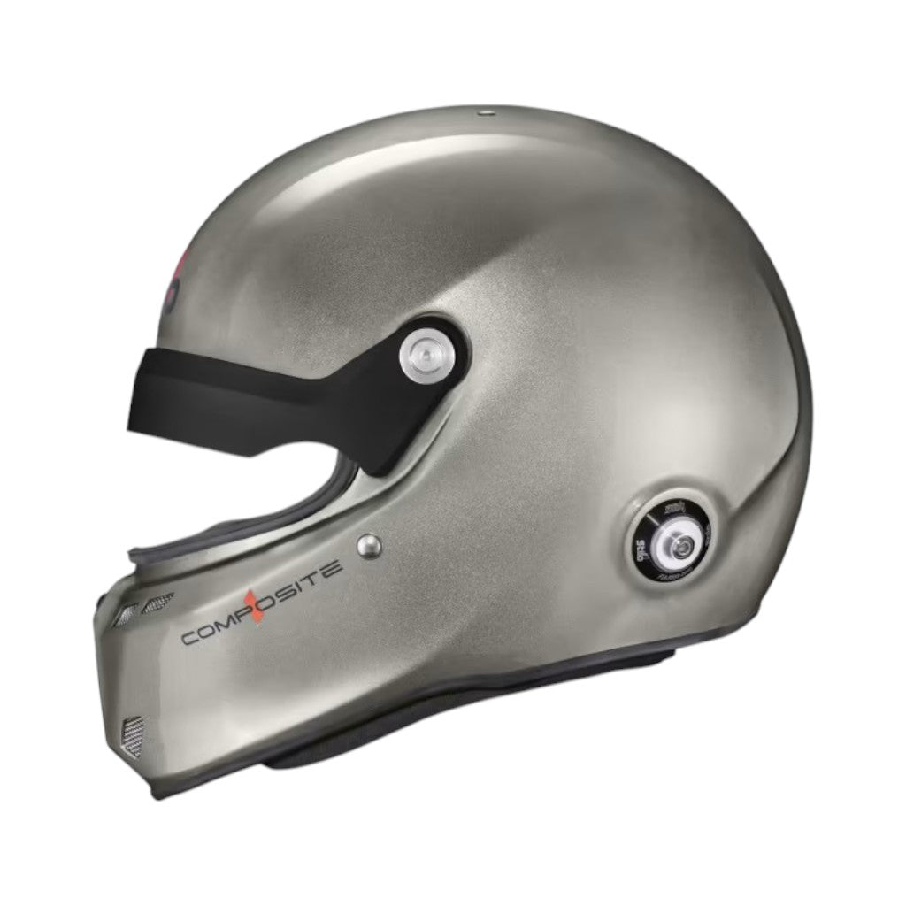 STILO AA0812AG2X61 Full-Face Helmet ST6 GTN Composite, FIA 8859-24 Hans, Titanium/ Black, Size 61 Photo-2