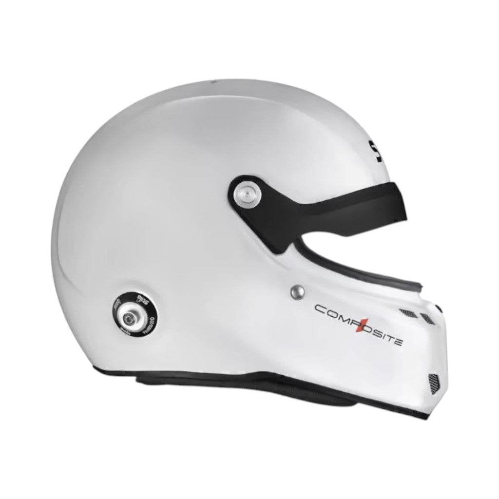 STILO AA0812AG2X590101 Full-Face Helmet ST6 GTN Composite, FIA 8859-24 Hans, White/ Black, Size 59 Photo-3