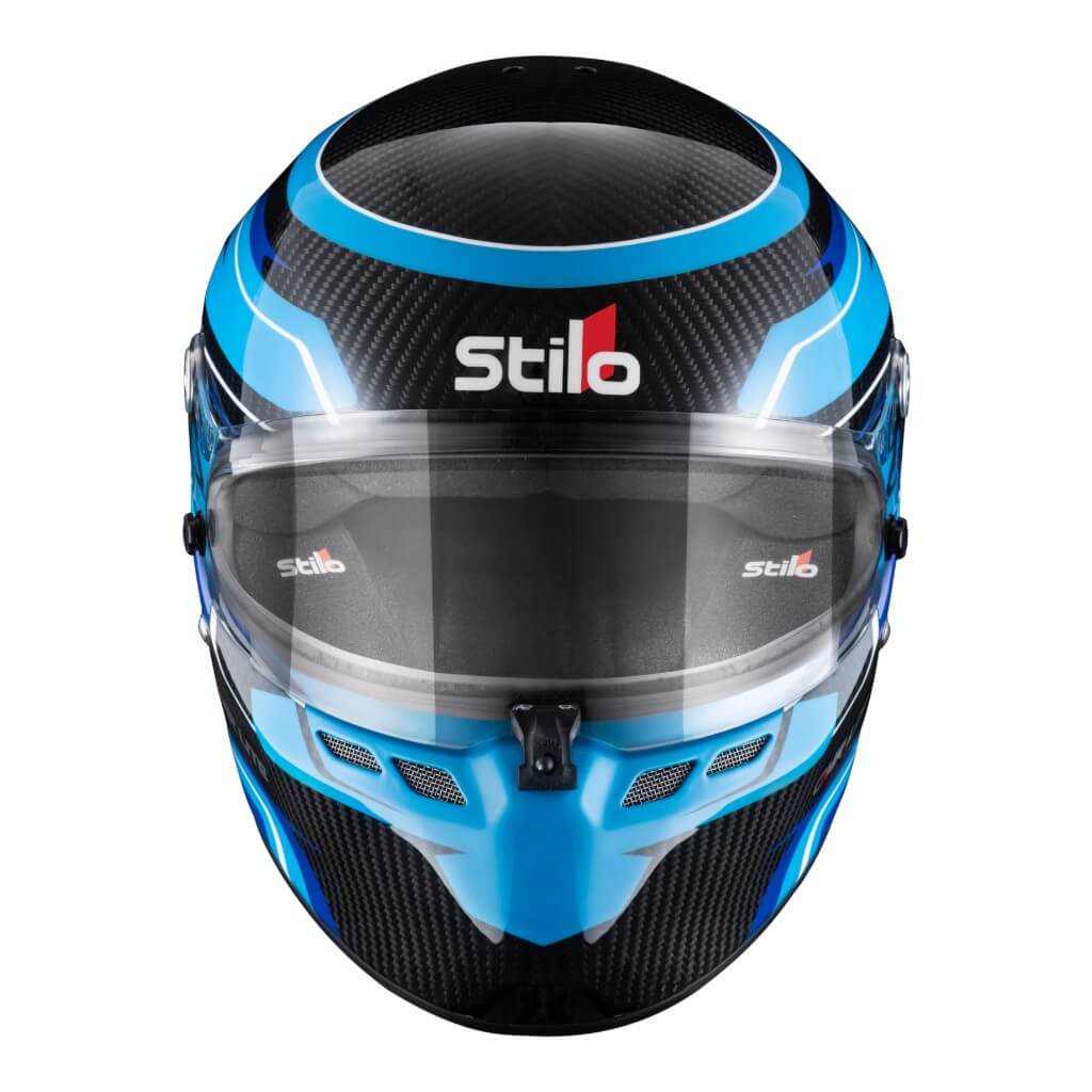 STILO AA0821AH5P59DBLU Karting Helmet ST6 CMR Carbon Lite Graphyc, Snell CMR 2016, Blue, Size 59 Photo-4