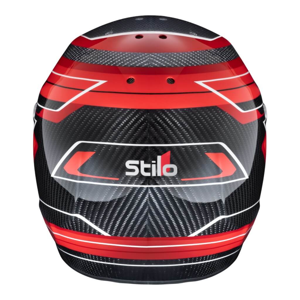 STILO AA0821AH5P54DRED Karting Helmet ST6 CMR Carbon Lite Graphyc, Snell CMR 2016, Red, Size 54 Photo-1