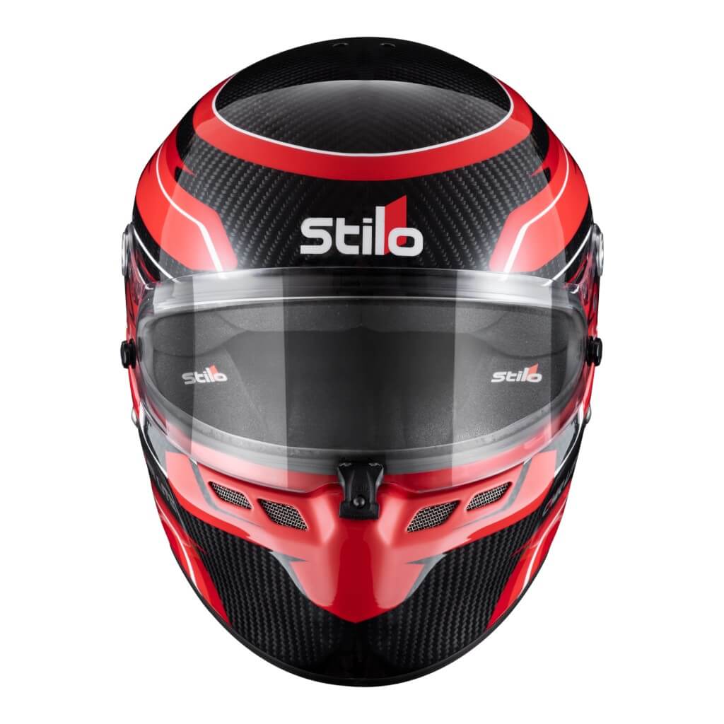STILO AA0821AH5P53DRED Karting Helmet ST6 CMR Carbon Lite Graphyc, Snell CMR 2016, Red, Size 53 Photo-4