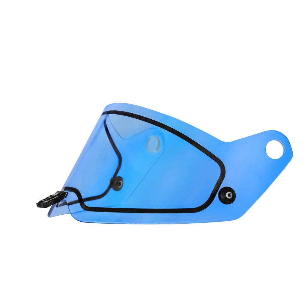 STILO YA0284DG Double Glazed Mirror Blue Medium Visor for Venti WRC Dirt Helmet Photo-0