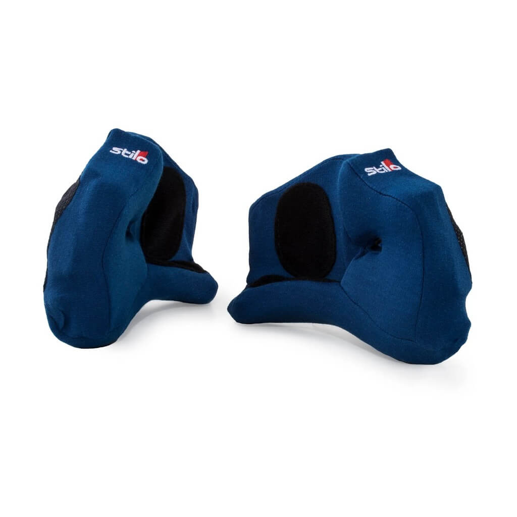 STILO YA0825blue-20 Cheek Pads for ST5 Helmet, Blue, 20 mm Photo-0