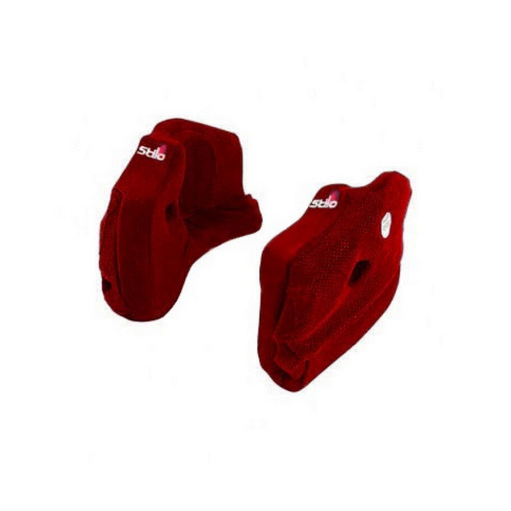 STILO YA0869red-20 Cheek Pads for ST5 KRT Helmet, Red, 20 mm Photo-0