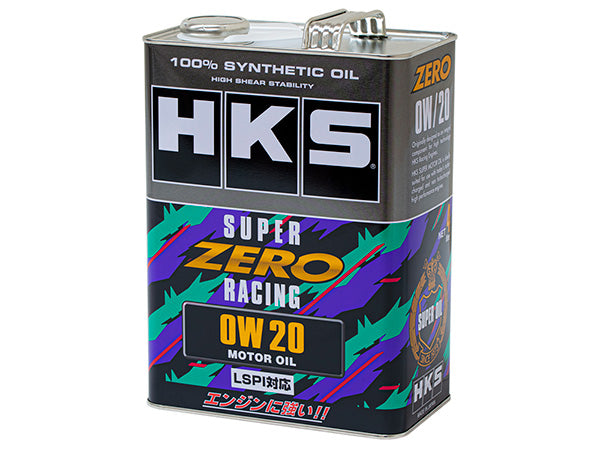 HKS 52001-AK154 Engine Oil SUPER ZERO RACING 0W20 4 L Photo-0
