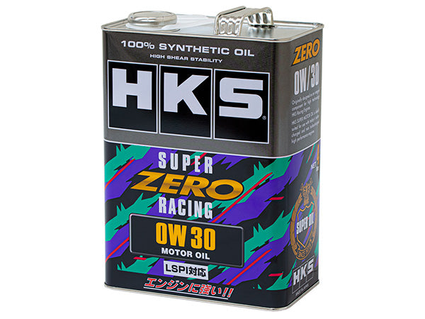 HKS 52001-AK158 Engine Oil SUPER ZERO RACING 0W30 4 L Photo-0 