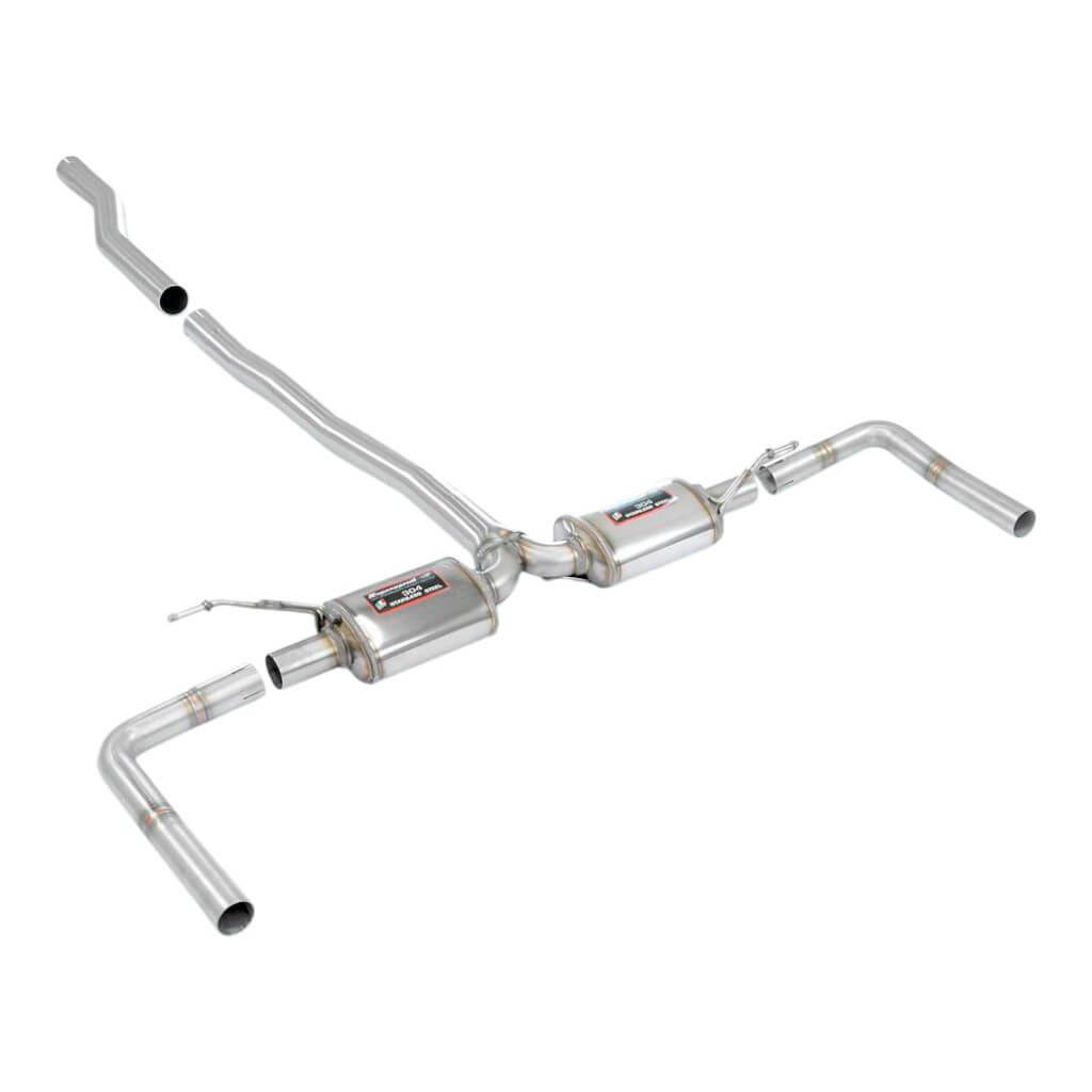SUPERSPRINT 048164 Racing Rear Rxhaust (Right / Left) for BMW F44 2.0i Photo-0