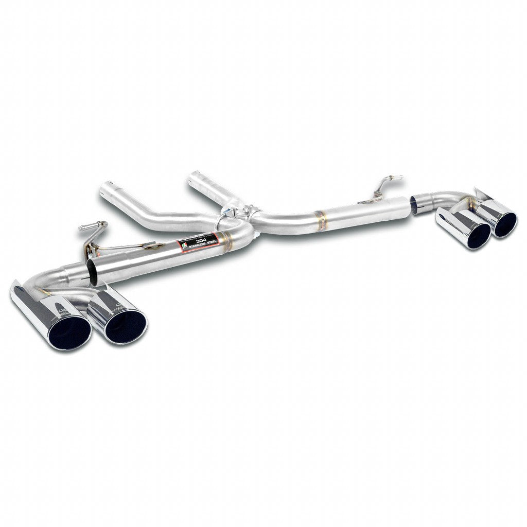 SUPERSPRINT 246656 Rear Pipe (Muffler Delete) for PORSCHE Cayenne 3.6i VR6 (958.1) Photo-0