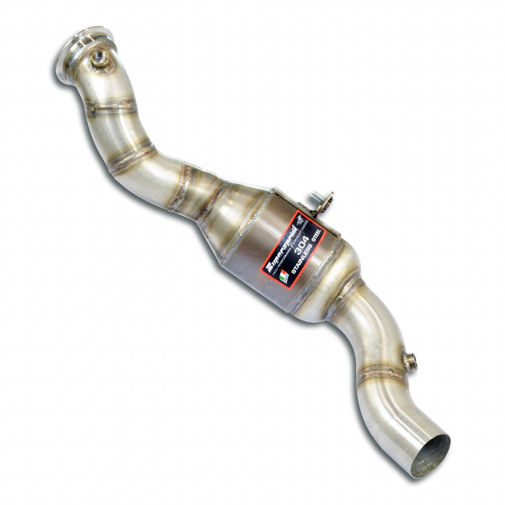 SUPERSPRINT 451041 Downpipe Left with Metallic Catalytic Converter for MASERATI Levante Photo-0