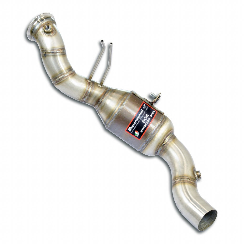 SUPERSPRINT 451841 Downpipe Left with Metallic Catalytic Converter for MASERATI Ghibli Photo-0