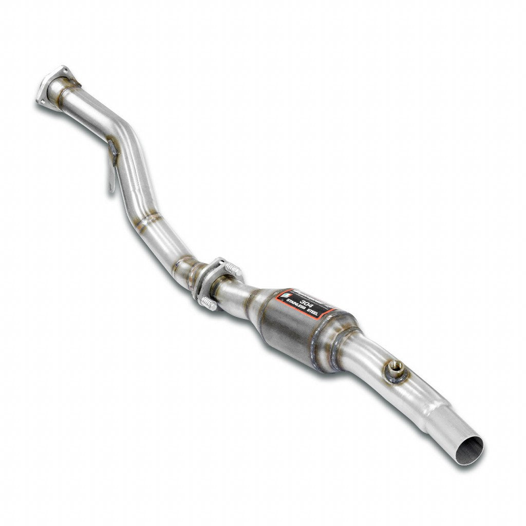 SUPERSPRINT 762041 Downpipe Left with Metallic Catalytic Converter for AUDI A6 (C5) Photo-0