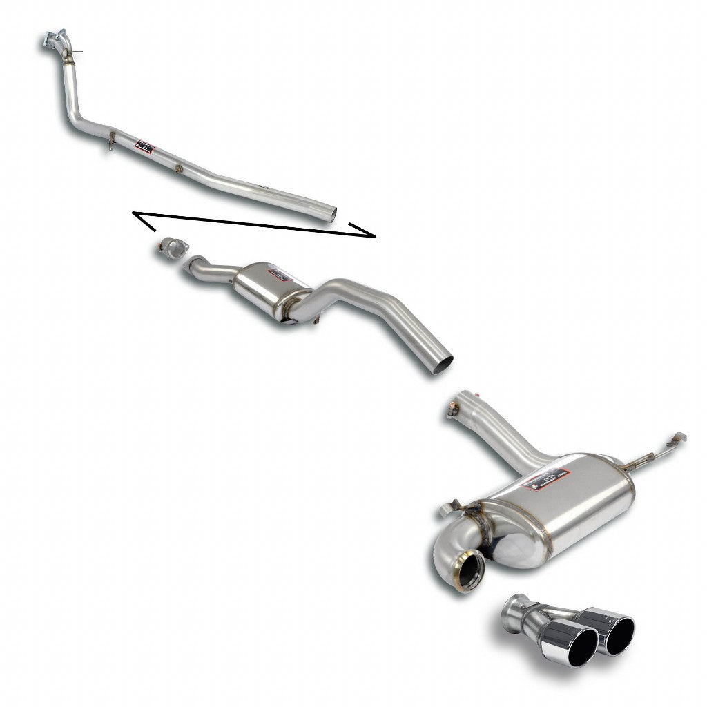 SUPERSPRINT 765120 Exhaust System for AUDI Coupe S2 Photo-0
