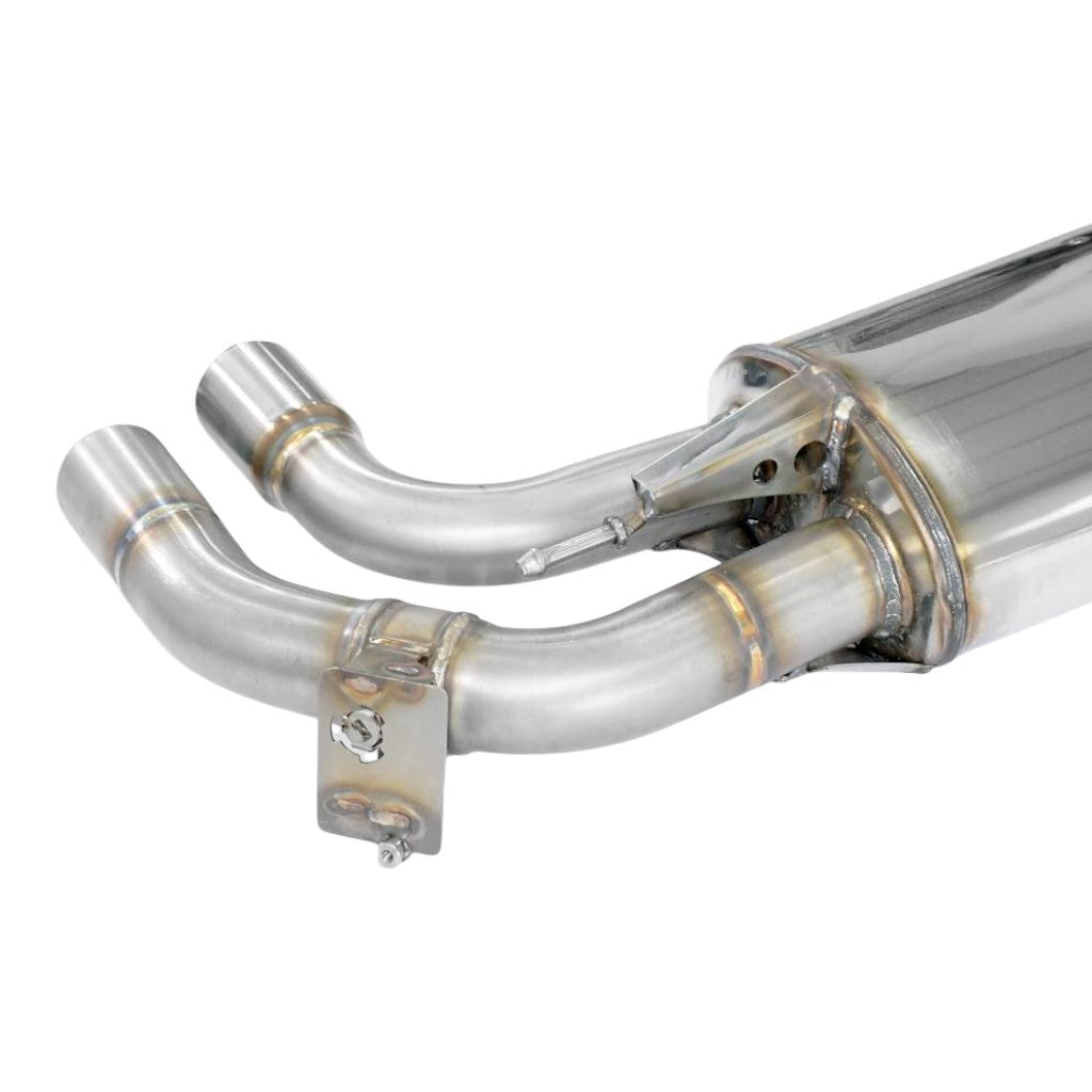 SUPERSPRINT 832846 Rear Exhaust with Left/Right Valve OO90, Gun Metal Grey for MINI Countryman JCW ALL4 (U25) Photo-2