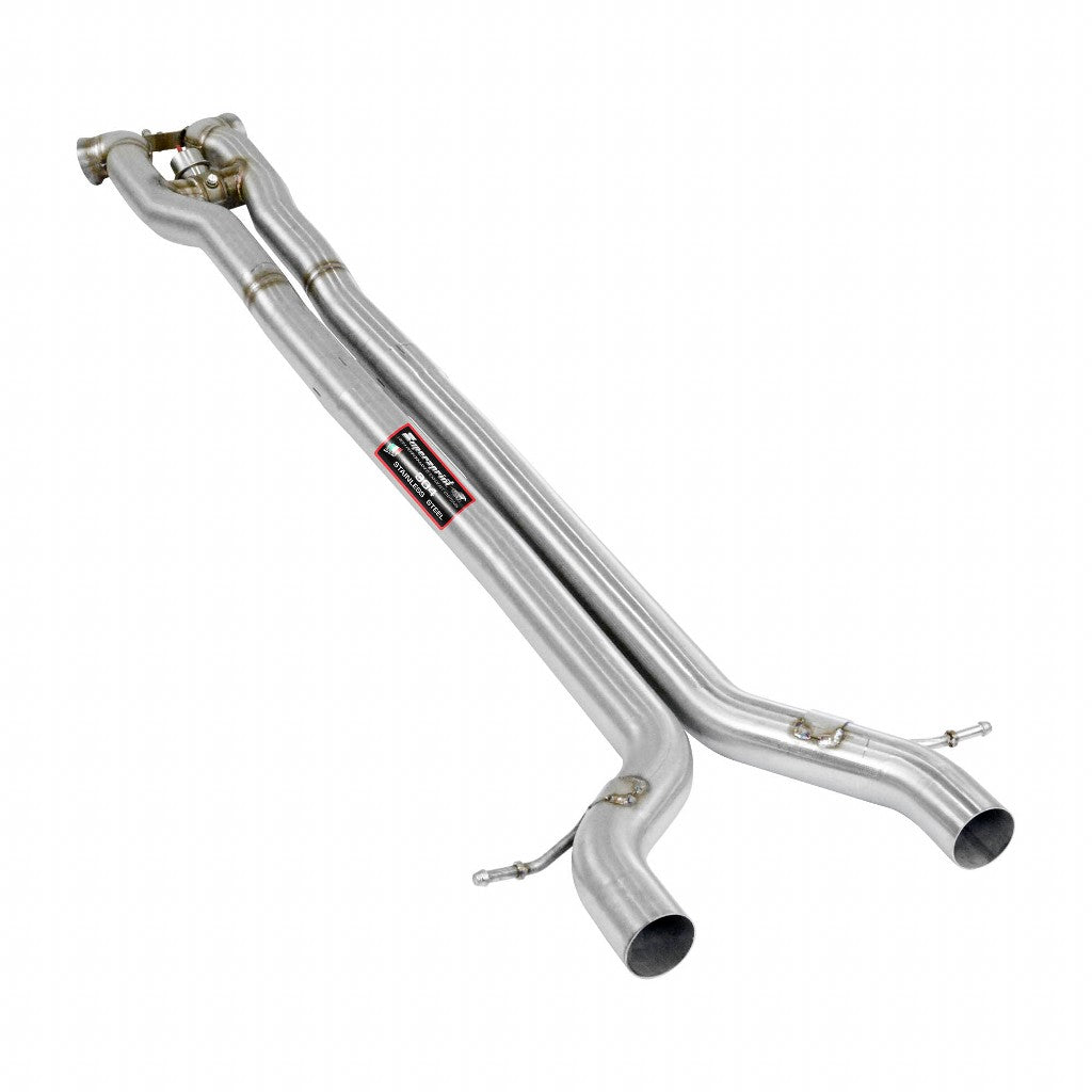 SUPERSPRINT 860623 H-Pipe Mid Section with Valve for PORSCHE Panamera Executive Photo-0