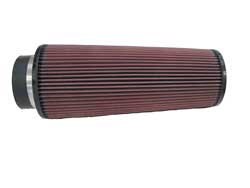 K&N RE-0880 UNIVERSAL Clamp-On Air Filter 4"FLG, 6"OD-B, 4-5/8"OD-T, 14"H Photo-0