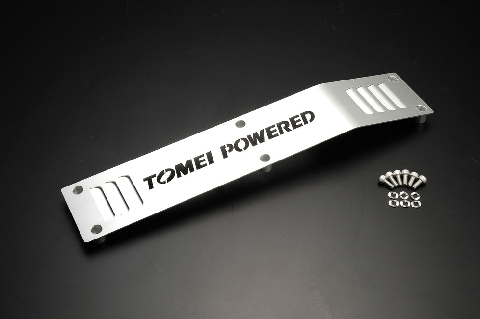 TOMEI TE101A-NS08A METAL ENGINE ORNAMENT PLATE SR20DET (R)PS13 SILVER Photo-0