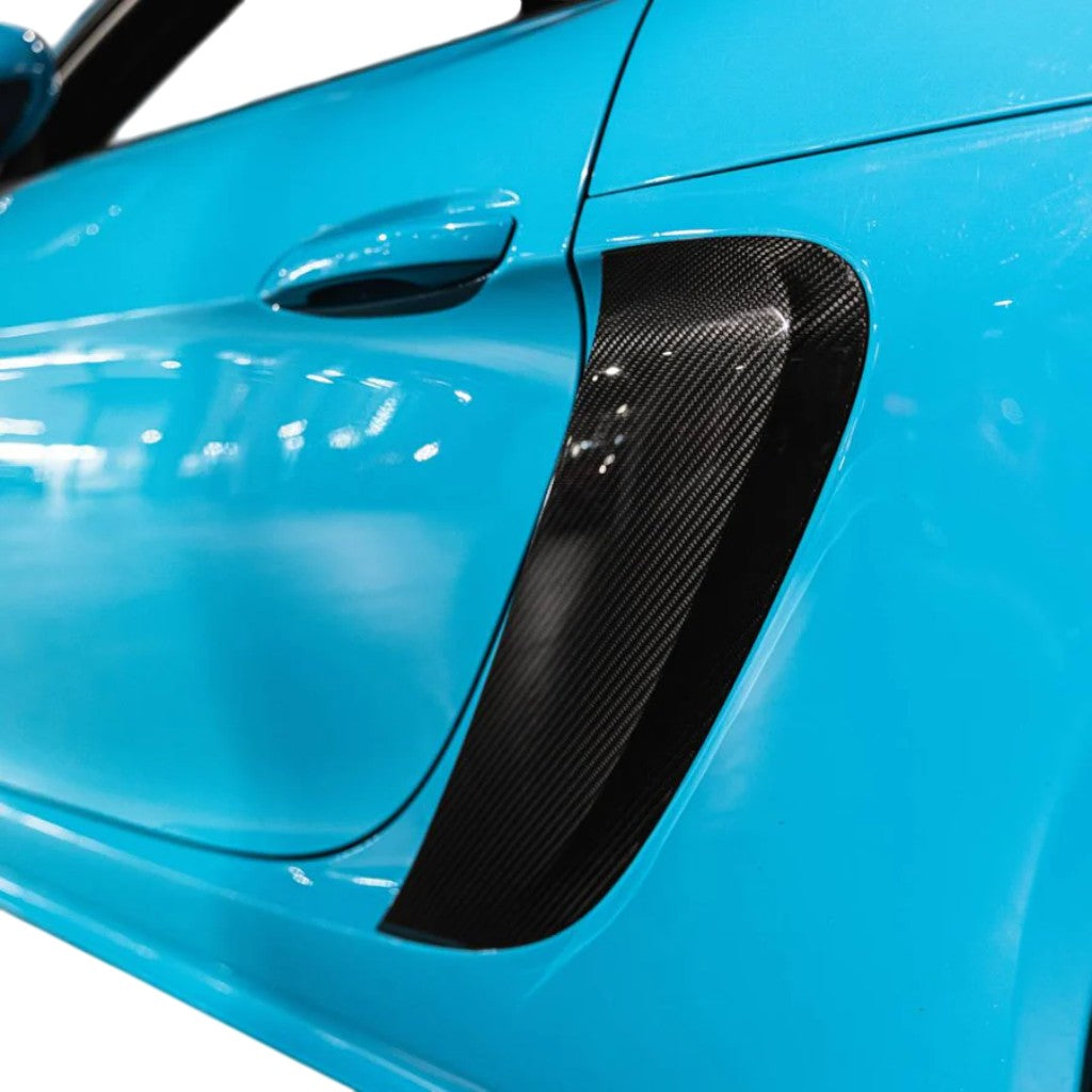 TECHART 082.121.485.009G Air Duct Shaft,Carbon Glossy for PORSCHE 718 Cayman/Boxster S/T/GTS/GTS 4.0/GT4/GT4 RS Photo-3