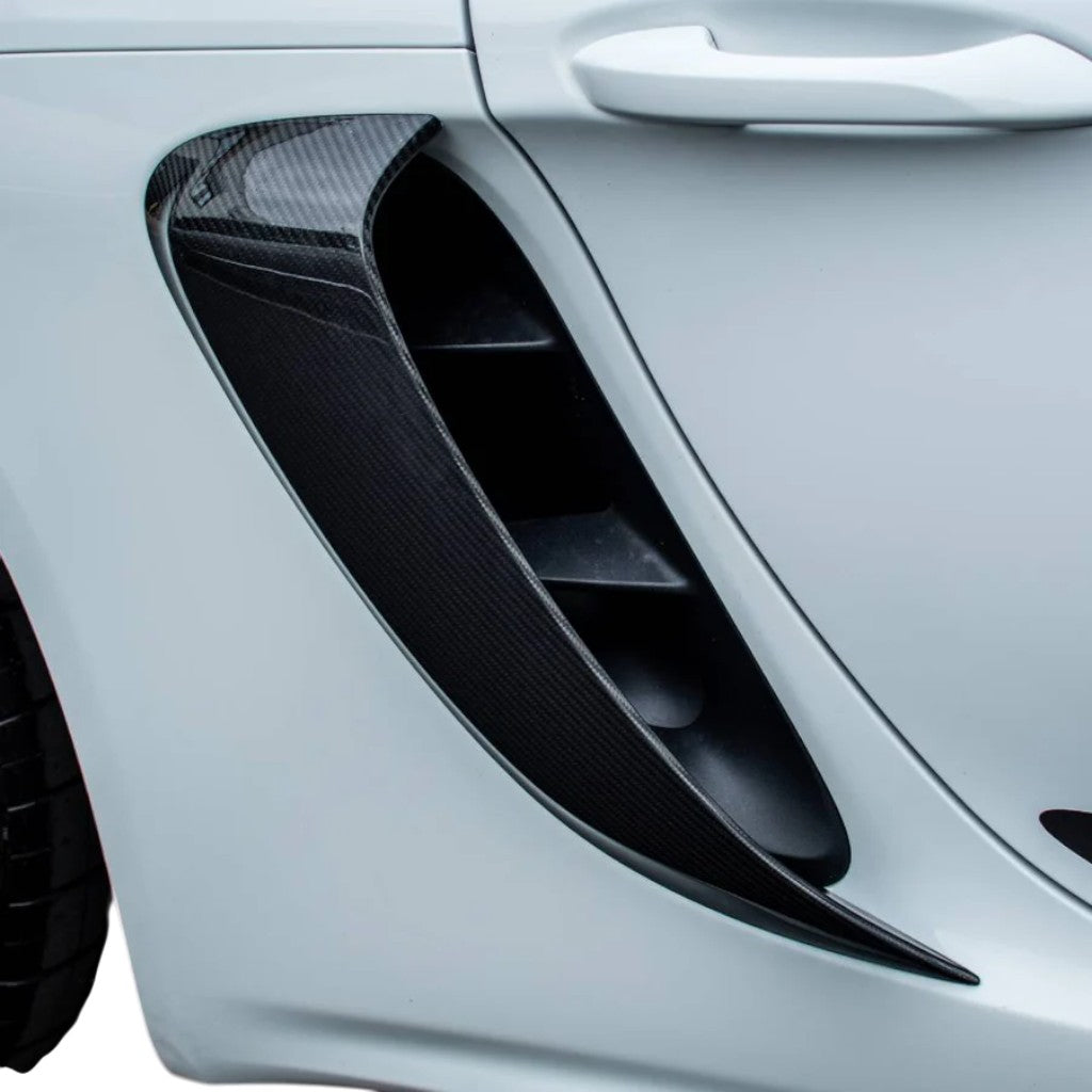 TECHART 082.121.485.009G Air Duct Shaft,Carbon Glossy for PORSCHE 718 Cayman/Boxster S/T/GTS/GTS 4.0/GT4/GT4 RS Photo-4